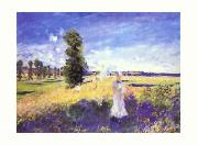 Claude Monet The Walk painting
